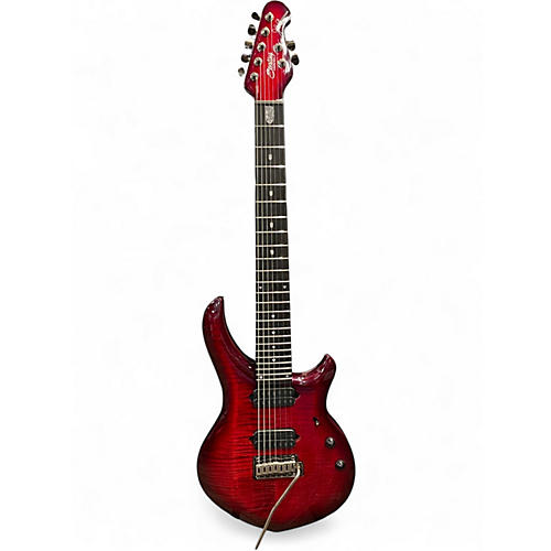 Used Sterling by Music Man JOHN PETRUCCI MAJESTY 7-STRING RED Solid Body Electric Guitar RED