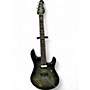 Used Sterling by Music Man JP100 QUILTED Trans Black Solid Body Electric Guitar Trans Black