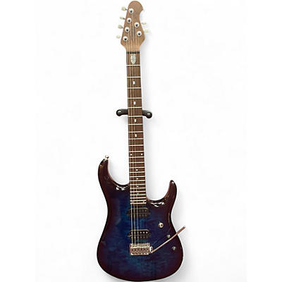 Used Sterling by Music Man JP150 Blue Sapphire Solid Body Electric Guitar
