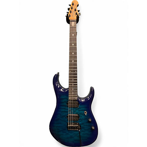 Used Sterling by Music Man JP150 DiMarzio Cerulean Paradise Solid Body Electric Guitar Cerulean Paradise