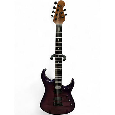 Used Sterling by Music Man JP150 DiMarzio John Petrucci Signature PURPLE  NEBULA Solid Body Electric Guitar