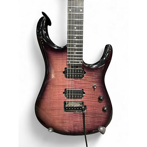 Used Sterling by Music Man JP150 FM PURPLE Solid Body Electric Guitar PURPLE