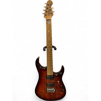 Used Sterling by Music Man JP150 John Petrucci Signature ISLAND BURST Solid Body Electric Guitar
