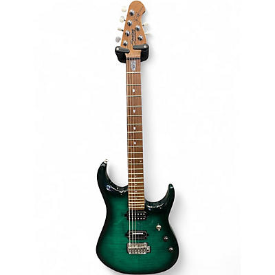 Used Sterling by Music Man JP150 John Petrucci Signature Neptune Blue Solid Body Electric Guitar