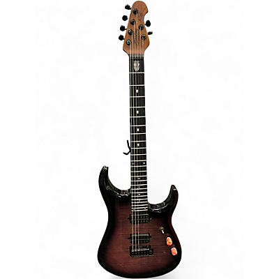 Used Sterling by Music Man JP150 John Petrucci Signature Trans Purple Solid Body Electric Guitar