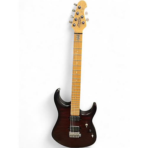 Used Sterling by Music Man JP150 Purple Nebula Solid Body Electric Guitar Purple Nebula