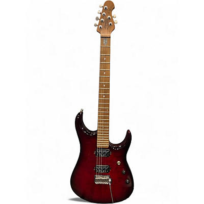 Used Sterling by Music Man JP150 Royal Red Solid Body Electric Guitar