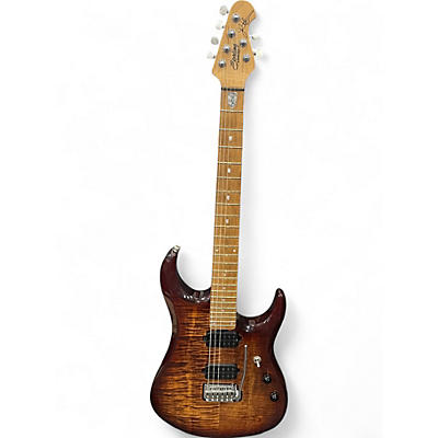 Used Sterling by Music Man JP150 SAHARA BURST Solid Body Electric Guitar