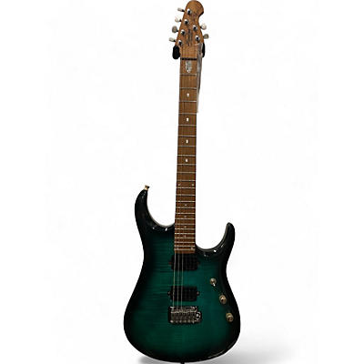 Sterling by Music Man Used Sterling by Music Man JP150 Teal Flame Solid Body Electric Guitar