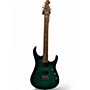 Used Sterling by Music Man Used Sterling by Music Man JP150 Teal Flame Solid Body Electric Guitar Teal Flame