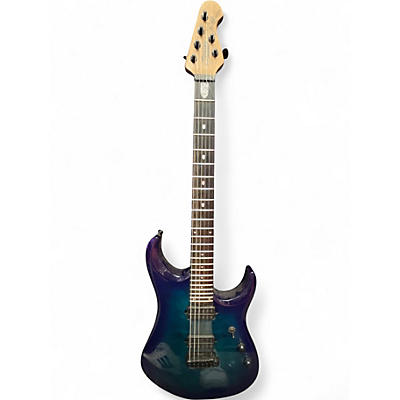 Used Sterling by Music Man JP150D John Petrucci Cerulean Paradise Solid Body Electric Guitar
