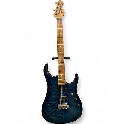 Used Sterling by Music Man  JP150D John Petrucci Signature DiMarzio Cerulean Paradise Solid Body Electric Guitar
