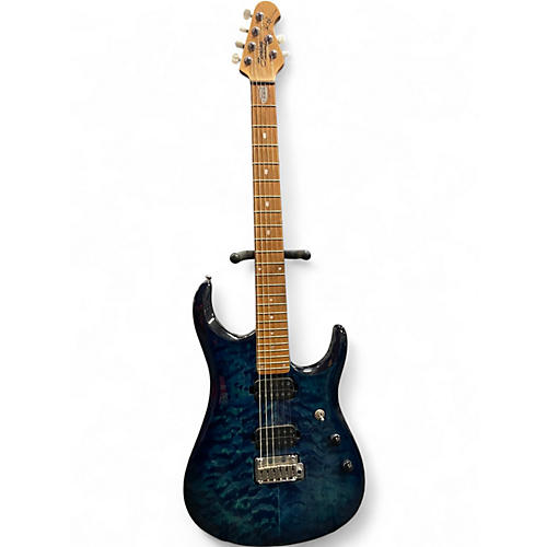 Used Sterling by Music Man  JP150D John Petrucci Signature DiMarzio Cerulean Paradise Solid Body Electric Guitar Cerulean Paradise
