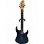 Used Sterling by Music Man JP150DQM Cerulean Blue Solid Body Electric Guitar Cerulean Blue