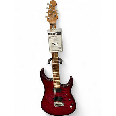 Used Sterling by Music Man JP150FM RED Solid Body Electric Guitar