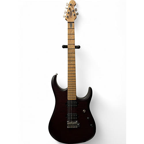 Used Sterling by Music Man JP150FM  SATIN ROYAL RED Solid Body Electric Guitar SATIN ROYAL RED