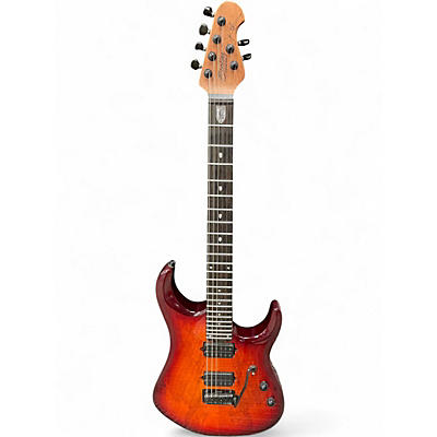 Used Sterling by Music Man JP15OD John Petrucci Signature Blood Orange Burst Solid Body Electric Guitar