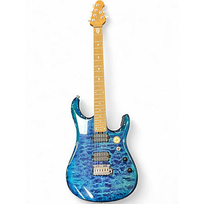 Used Sterling by Music Man JP50 John Petrucci Signature Neptune Blue Solid Body Electric Guitar
