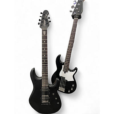 Used Sterling by Music Man JP60 Black Solid Body Electric Guitar