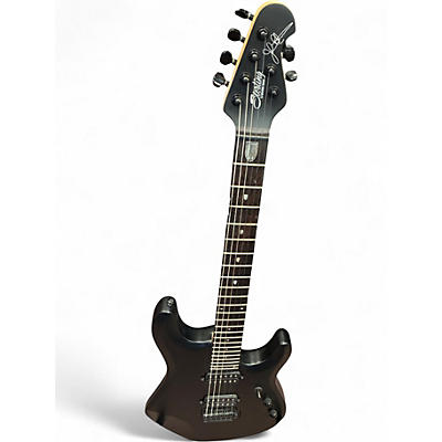 Used Sterling by Music Man JP60 STEALTH BLACK Solid Body Electric Guitar