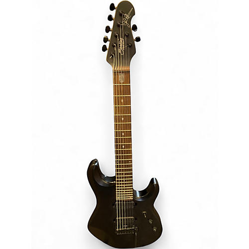Used Sterling by Music Man JP70 John Petrucci Signature Flat Black Solid Body Electric Guitar Flat Black