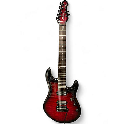 Used Sterling by Music Man JP70 John Petrucci Signature Red Solid Body Electric Guitar