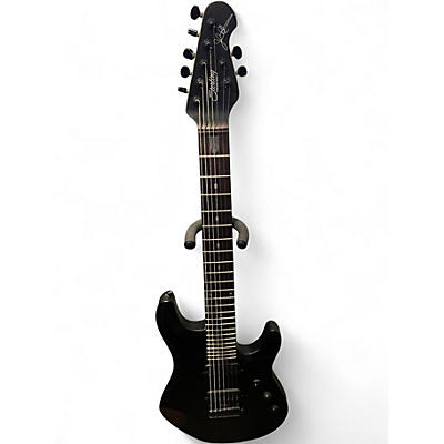 Used Sterling by Music Man JP70 John Petrucci Signature Stealth Black Solid Body Electric Guitar