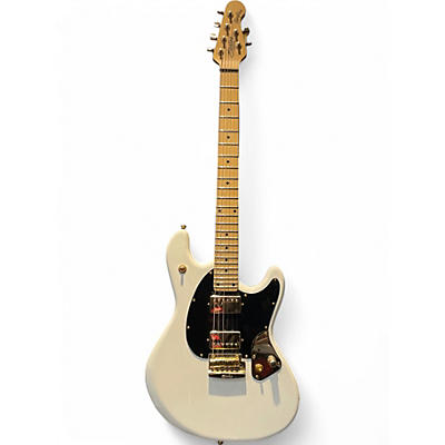 Used Sterling by Music Man Jared Dines Artist Stingray Olympic White Solid Body Electric Guitar