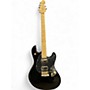Used Sterling by Music Man Jared Dines Signature Stingray Black and Gold Solid Body Electric Guitar Black and Gold