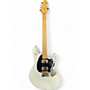 Used Sterling by Music Man Jared Dines Signature Stingray White Solid Body Electric Guitar White