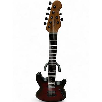 Used Sterling by Music Man Jason Richardson Cutlass 7-String Dark Scarlet Burst Satin Solid Body Electric Guitar
