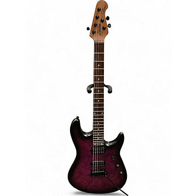 Sterling by Music Man Used Sterling by Music Man Jason Richardson Cutlass Cosmic Purple Burst Solid Body Electric Guitar