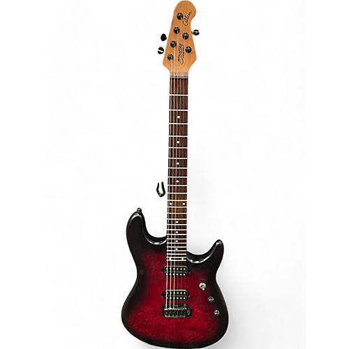 Sterling by Music Man Used Sterling by Music Man Jason Richardson Cutlass scarlet burst satin Solid Body Electric Guitar scarlet burst satin