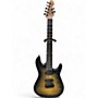 Used Sterling by Music Man Jason Richardson Signature Cutlass 7-string Natural Poplar Burst Solid Body Electric Guitar Natural Poplar Burst