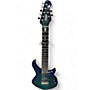 Used Sterling by Music Man John Petrucci JP157 7 String Aqua Burst Solid Body Electric Guitar Aqua Burst