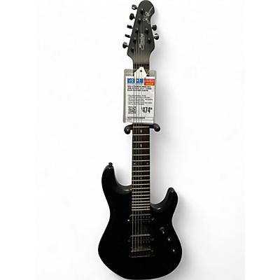 Used Sterling by Music Man John Petrucci JP157 7 String Black Solid Body Electric Guitar