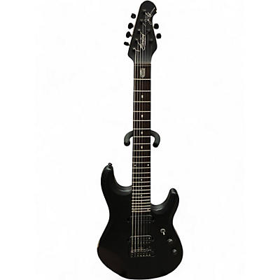 Used Sterling by Music Man John Petrucci JP157 7 String Black Solid Body Electric Guitar