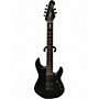 Used Sterling by Music Man John Petrucci JP157 7 String Black Solid Body Electric Guitar Black