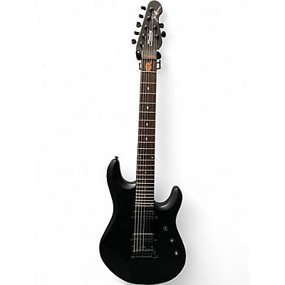 Used Sterling by Music Man John Petrucci JP157 7 String Satin Black Solid Body Electric Guitar