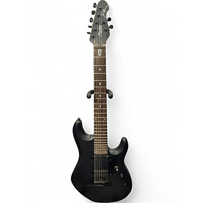 Used Sterling by Music Man John Petrucci JP157 7 String Satin Black Solid Body Electric Guitar