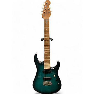 Sterling by Music Man Used Sterling by Music Man John Petrucci JP157 7 String Teal Burst Solid Body Electric Guitar