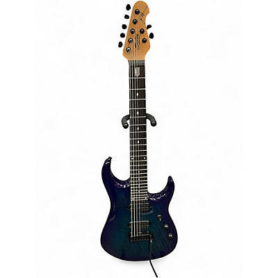 Used Sterling by Music Man John Petrucci JP157D 7 String Cerulean Paradise Solid Body Electric Guitar