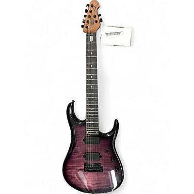 Used Sterling by Music Man John Petrucci JP157d 7 String with Dimarzio pickups eminence purple Solid Body Electric Guitar