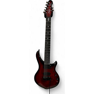 Used Sterling by Music Man John Petrucci MAJ270XFM CRIMSON RED BURST Solid Body Electric Guitar