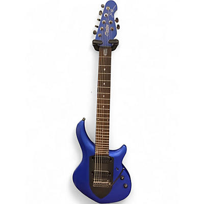 Used Sterling by Music Man John Petrucci Signature Majesty 7-String Blue Solid Body Electric Guitar