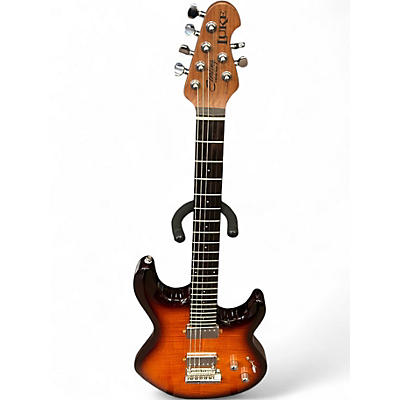 Used Sterling by Music Man LK100 HZB HAZEL BURST Solid Body Electric Guitar