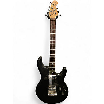 Used Sterling by Music Man LK100D Luke Steve Lukather Signature SPARKLE BLACK Solid Body Electric Guitar