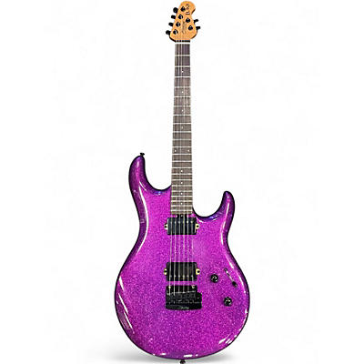 Used Sterling by Music Man Luke LK100 Purple Sparkle Solid Body Electric Guitar
