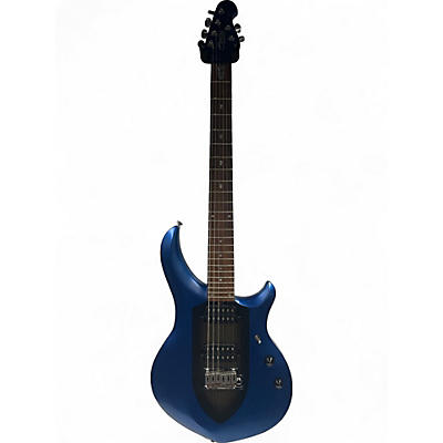 Used Sterling by Music Man MAJ100 Blue Solid Body Electric Guitar