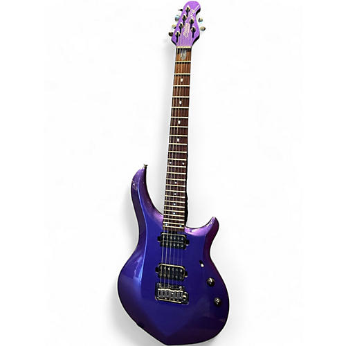 Used Sterling by Music Man MAJ100 METALIC PURPLE Solid Body Electric Guitar METALIC PURPLE